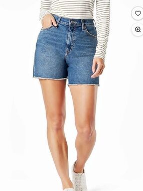 Levi Strauss & Co. Signature Levi Strauss & Co. Heritage High-Rise Shorts. Denim
